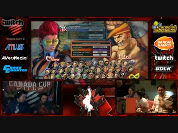 CanadaCup2012 day3 スパ4AE2012 国別対抗5on5 GrandFinal　Japan vs Korea part1