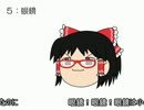 【手描き】ゆっくりを動かしてみたかった