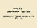 平成24年10月15日　科学と政治　南極の氷は最大、北極は最低　武田邦彦氏音声ファイル 