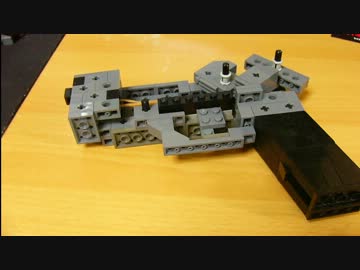 LEGOで簡単に作れる連射式ゴム銃