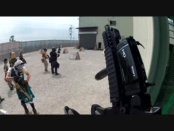 2012.07.29 特区 FPS Airsoft TDM1 サバゲーをFPS風に撮ってみた 