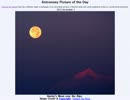 11月3日｢アルプスの上の狩猟月｣-Astronomy Picture of the Day