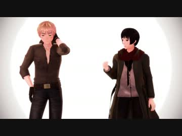 【APヘタリアMMD】島国で袖触れ合うも他生の縁