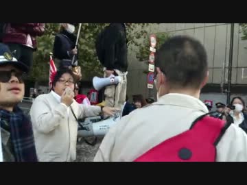 【日侵会】１１．４左翼反原発デモカウンター　参加者視点