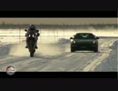YZF-R1で雪道