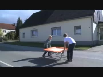 Trampoline Stunt Accident