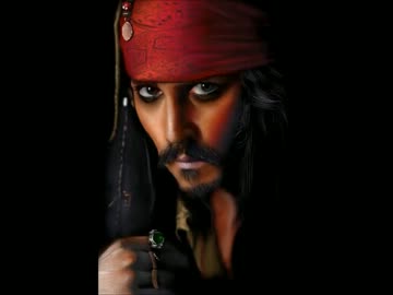 ジャック・スパロウを描いてみた