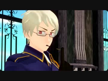 【APヘタリアMMD】プロイ先生とポッキー