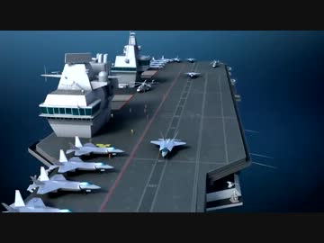 クイーン･エリザベス級 航空母艦　建造中