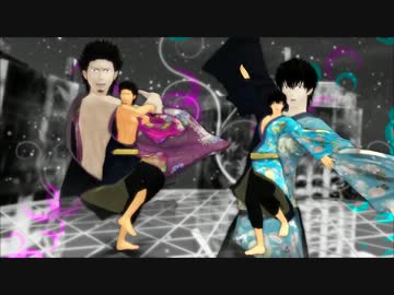 【MMD銀魂】局長副長ローリンガール【モーション配布】