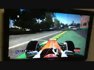 F1 2012のメルボルンで謎の貫通バグ
