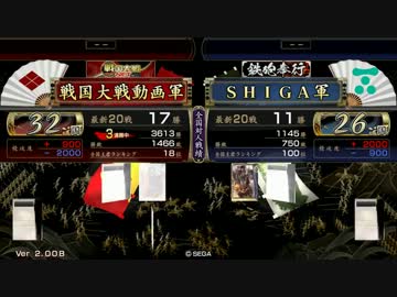 【戦国大戦】だてよん02【26国対ランカー】