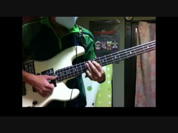 Tab譜付き 脳漿炸裂ガール弾いてみた ベース By Sogo Songle