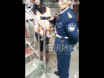 唯我が中国で警備員をやっていたころの動画