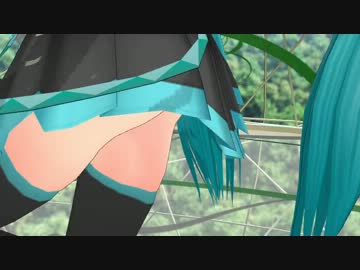 【MMD】ミクさんの脚（太ももの裏）を鑑賞するだけ【らぶ式】