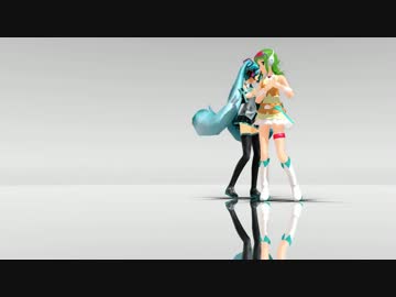 【MMD】純情☆ファイター【GUMI＆MIKU】