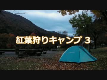 紅葉狩りキャンプ 3/3