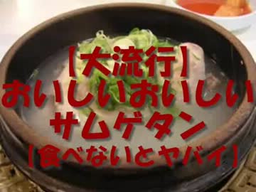 【大流行】おいしいおいしいサムゲタン【食べないとヤバイ】