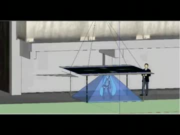 [激安DIY] 偽立体投映作ってみた (再改良)