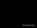 efのOPを手描きで再現：001