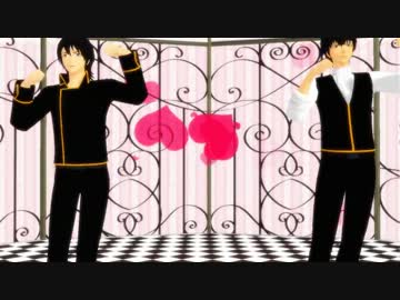 【MMD銀魂】副長と監察で「ハッピーシンセサイザ」