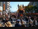 唐津くんち 2012.11.03 アルピノ前から（十番曳山・上杉謙信の兜）