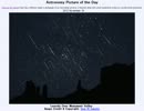 11月19日｢モニュメントバレーのしし座流星群｣-Astronomy Picture of the Day
