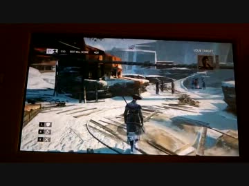 WiiU アサシンクリード3 TVオフ  Gamepadだけでプレイ2 [直撮り]
