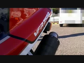 【バイク】　VFR750Rの排気音録ってみた　【RC30】