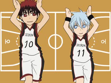 【手描き黒バス】誠凛+ネクストしおりコンビでｳﾏｳﾏ(ﾟ∀ﾟ)