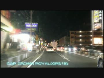 【iPhone5】夜の国道６号線【カメラテスト】