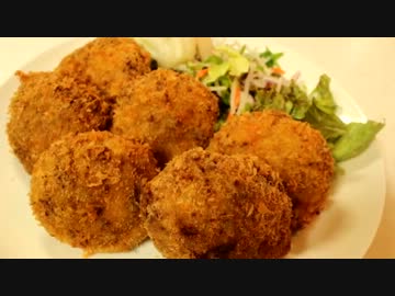 【今日の】　チーズメンチカツ　【ご飯】