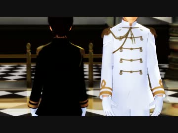 【MMD銀魂】銀時と新八でカンタレラ【軍服】