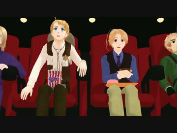 【APヘタリアMMD】ちっこいほくべとひげとまゆげでポーカーフェイス