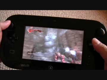WiiU NinjaGaiden 3 RE TVオフ  Gamepadだけでプレイ[直撮り]