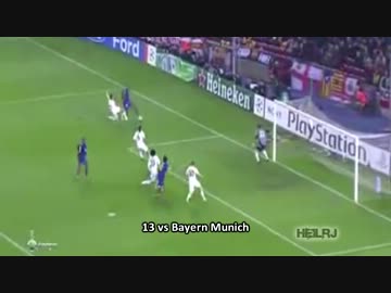 メッシがこれまでに「右足」で決めた42ゴールを振り返る