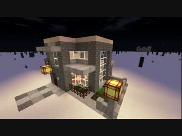 【Minecraft】鳥頭が1時間で自宅を建ててみる2【字幕】