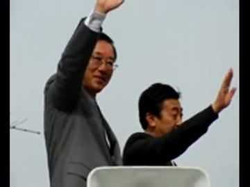 2012年11月30日　谷垣禎一自民党前総裁　寒川駅街頭演説