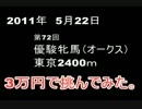 【競馬】使えないお金でオークスを勝負してみた【馬券】