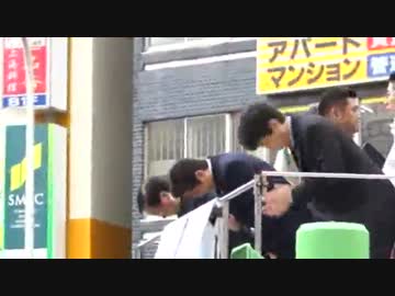 2012-12-01 千葉県市川市 本八幡に安倍晋三総裁来る