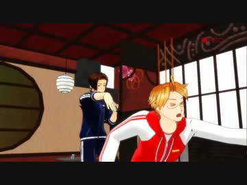 【APヘタリアMMD】HEROと仙人が敦盛2011を踊りました。