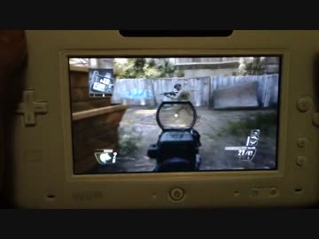 Wii U Black Ops 2 TVオフ  Gamepadだけでプレイ 3 [直撮り]