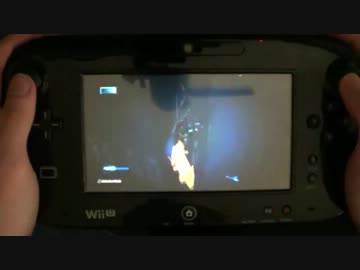 WiiU バットマン アーカムシティAE TVオフ  Gamepadだけでプレイ 2　[直撮り]