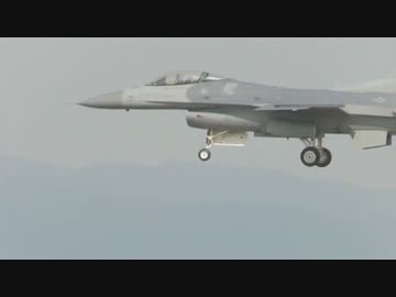 PACAF F-16機動飛行　新田原航空祭2012 前日予行