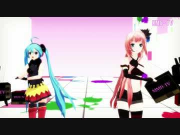 【MMD】少女未遂【ミク＆ルカ】