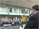 【草莽崛起】12.1  安倍救国内閣樹立へ！なんば駅前街頭演説会[桜H24/12/3]