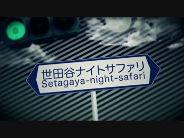 【ニコカラ】世田谷ナイトサファリ 《on　vocal》