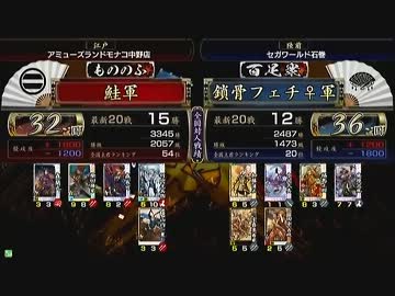 戦国大戦　頂上対決　2012/12/8　鮭軍　ＶＳ　鎖骨フェチ♀軍