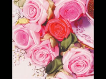 リボン刺繍【完成すればアート№1～15ズーム】ケイトリリアン刺繍館