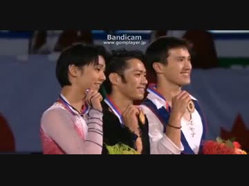 フィギュアスケート 2012 GPF 男子表彰式